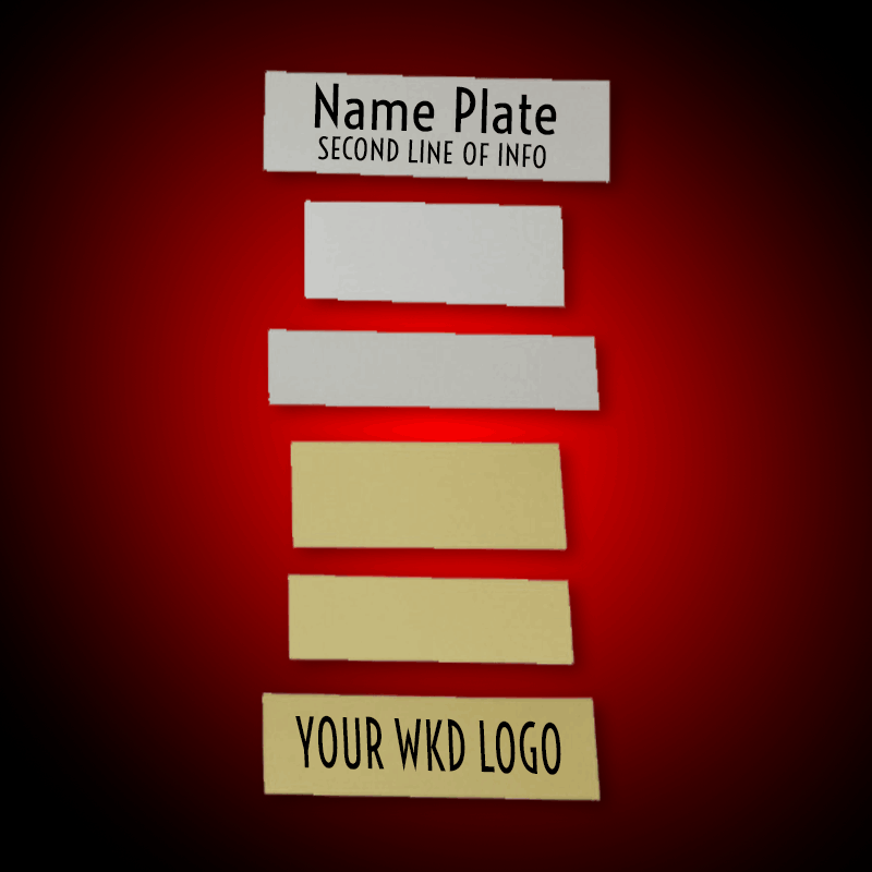 Custom Laser Engraved Name Plates